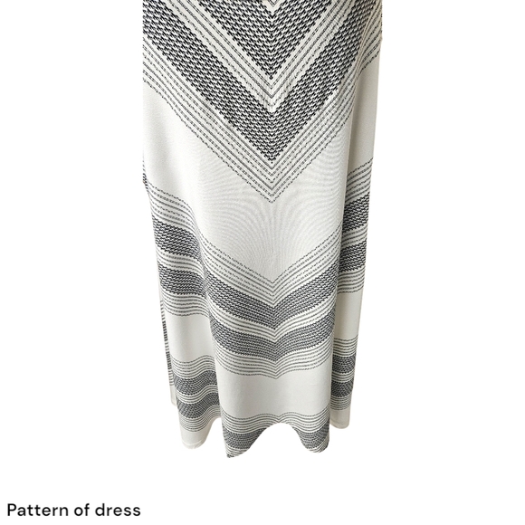 Tart Black and White Sleeveless Midi Sundress - Picture 4 of 15